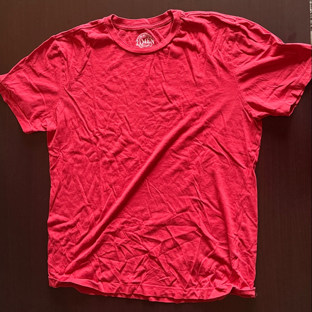 21men Red Short Sleeve Tee